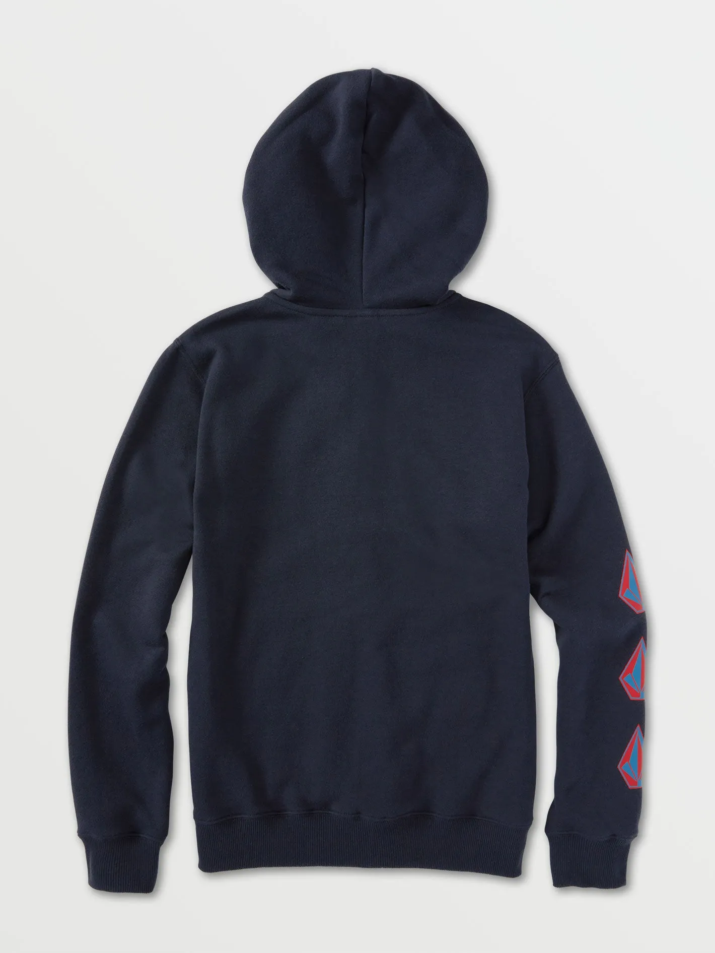Big Boys Iconic Stone Zip Hoodie - Navy