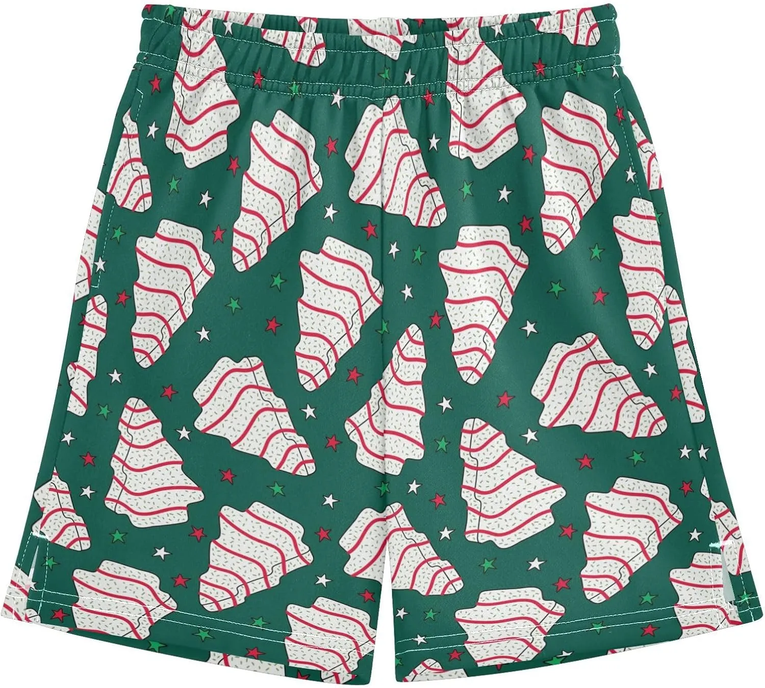 Boys Athletic Shorts Size 7-15 Boys' Casual Shorts with Pockets Elastic Waist Summer Kids Bottom for Sports Homewear