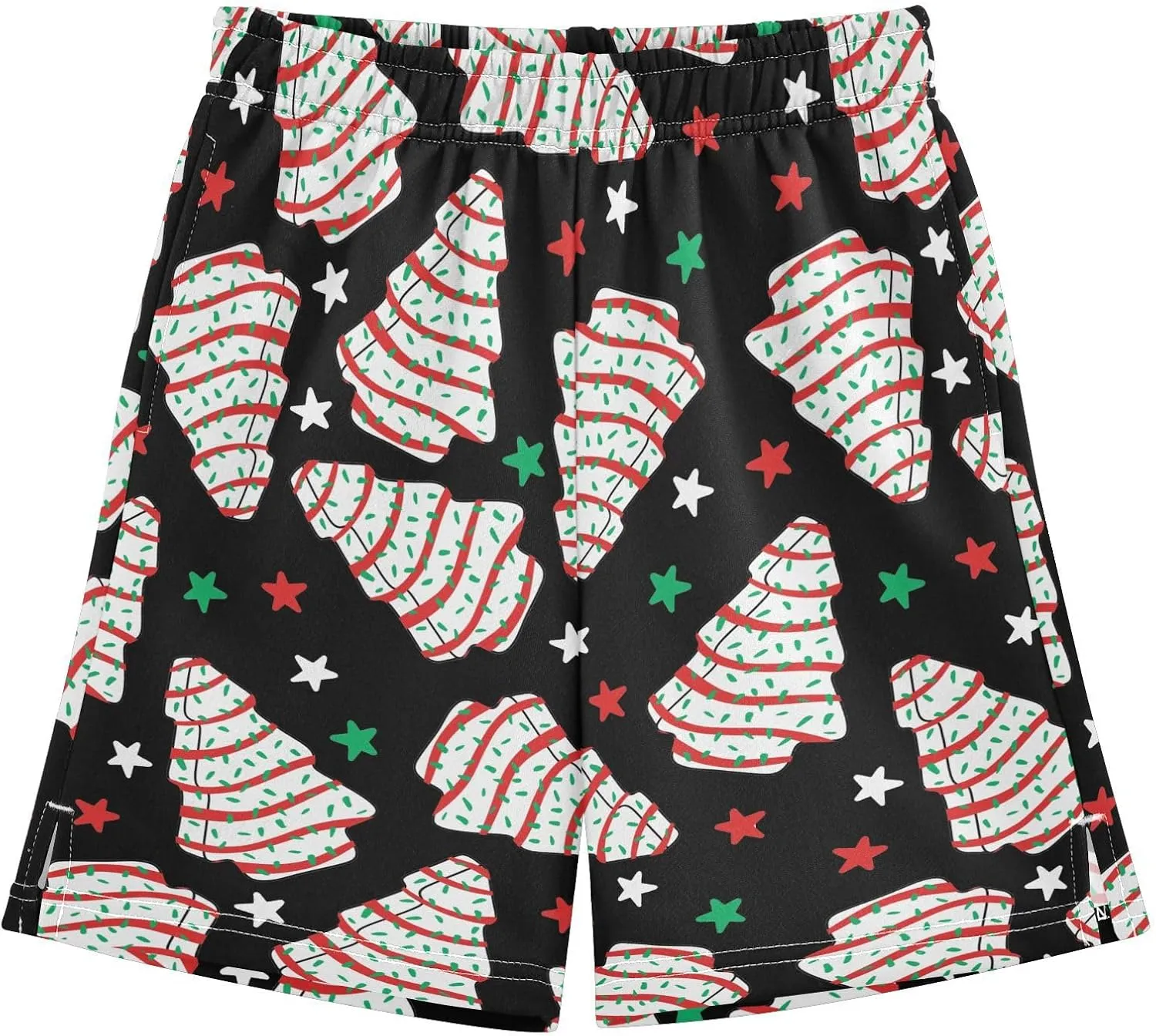 Boys Athletic Shorts Size 7-15 Boys' Casual Shorts with Pockets Elastic Waist Summer Kids Bottom for Sports Homewear
