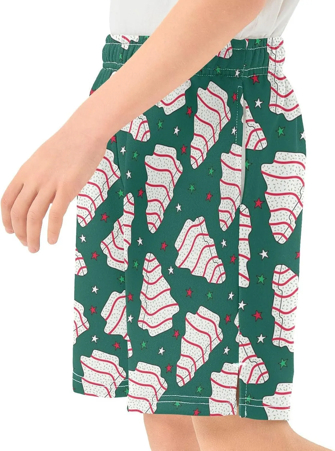 Boys Athletic Shorts Size 7-15 Boys' Casual Shorts with Pockets Elastic Waist Summer Kids Bottom for Sports Homewear