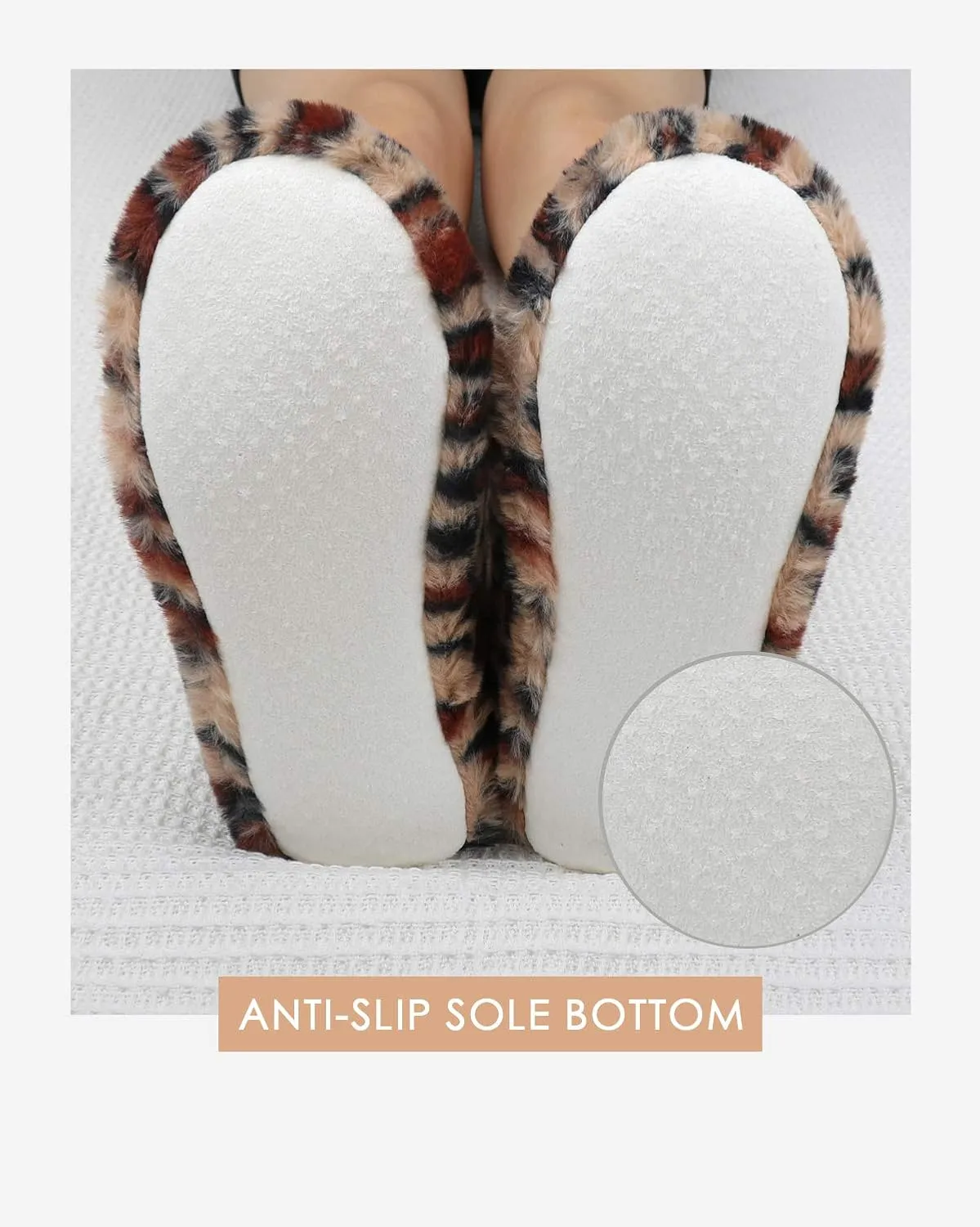 DICUIRD Slipper Socks with Grippers for Women,Winter Cozy&Comfy Boot Slippers for Women