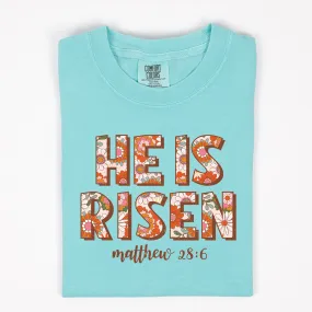 He Is Risen | Christian Easter Shirt for Women