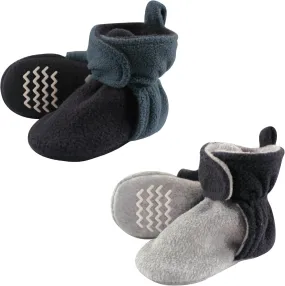 Hudson Baby Unisex-Child Cozy Fleece Booties Winter Accessory Set