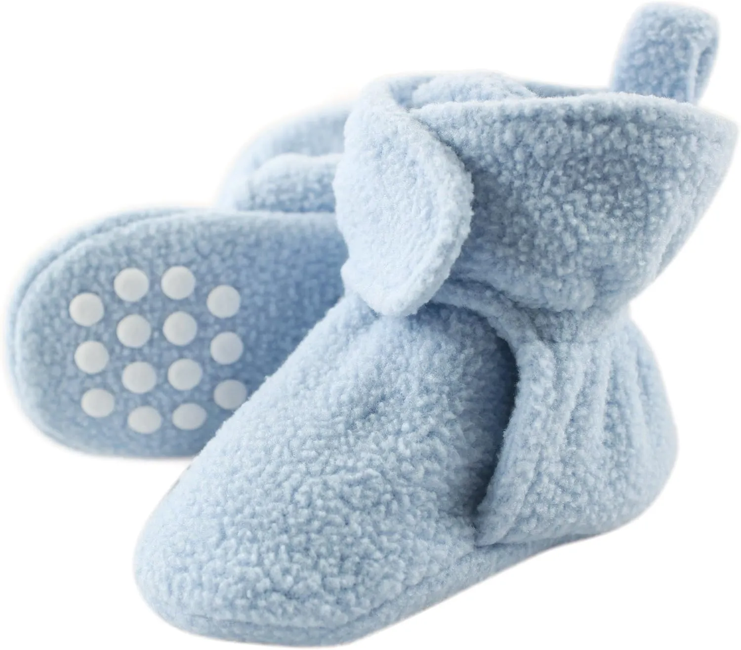 Luvable Friends Baby Girls' Cozy Fleece Booties