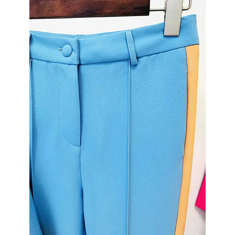 Women Pantsuits Wedding Party Suit   Flare Trousers Colored Suit Two Piece Pantsuits