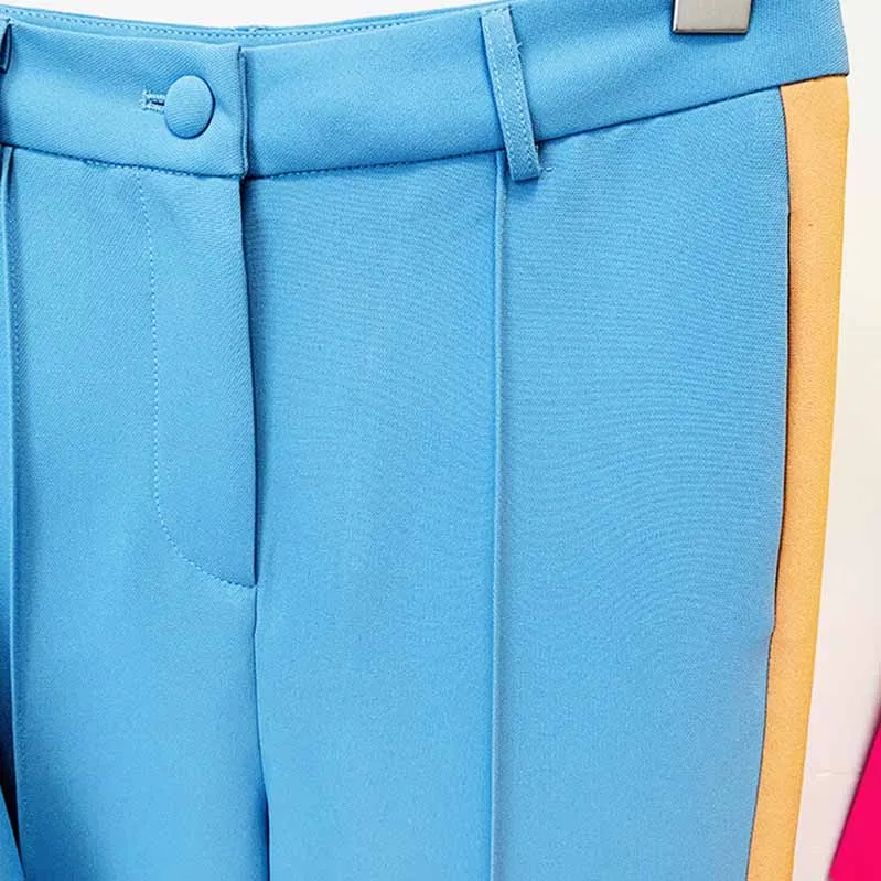 Women Pantsuits Wedding Party Suit   Flare Trousers Colored Suit Two Piece Pantsuits