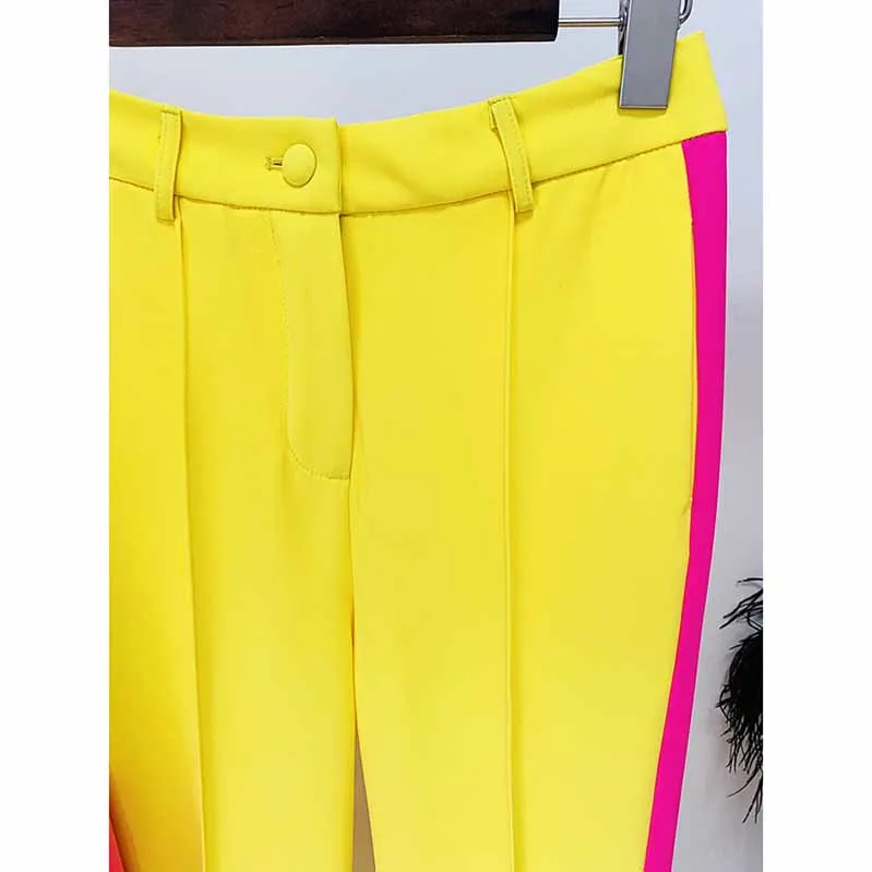 Women Pantsuits Wedding Party Suit   Flare Trousers Colored Suit Two Piece Pantsuits