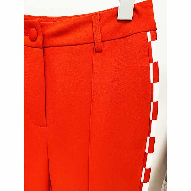 Women Pantsuits Wedding Tuxedos Party Suit   Flare Trousers Suit Two Piece Red Pantsuits