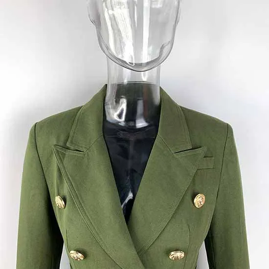 Women's Army Green Pantsuit  High Waisted Two Piece Pants Set Suits With Belt