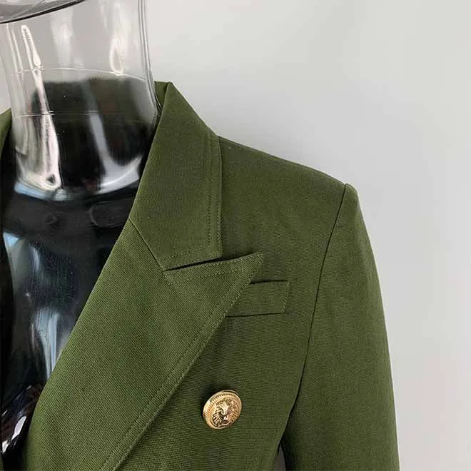 Women's Army Green Pantsuit  High Waisted Two Piece Pants Set Suits With Belt