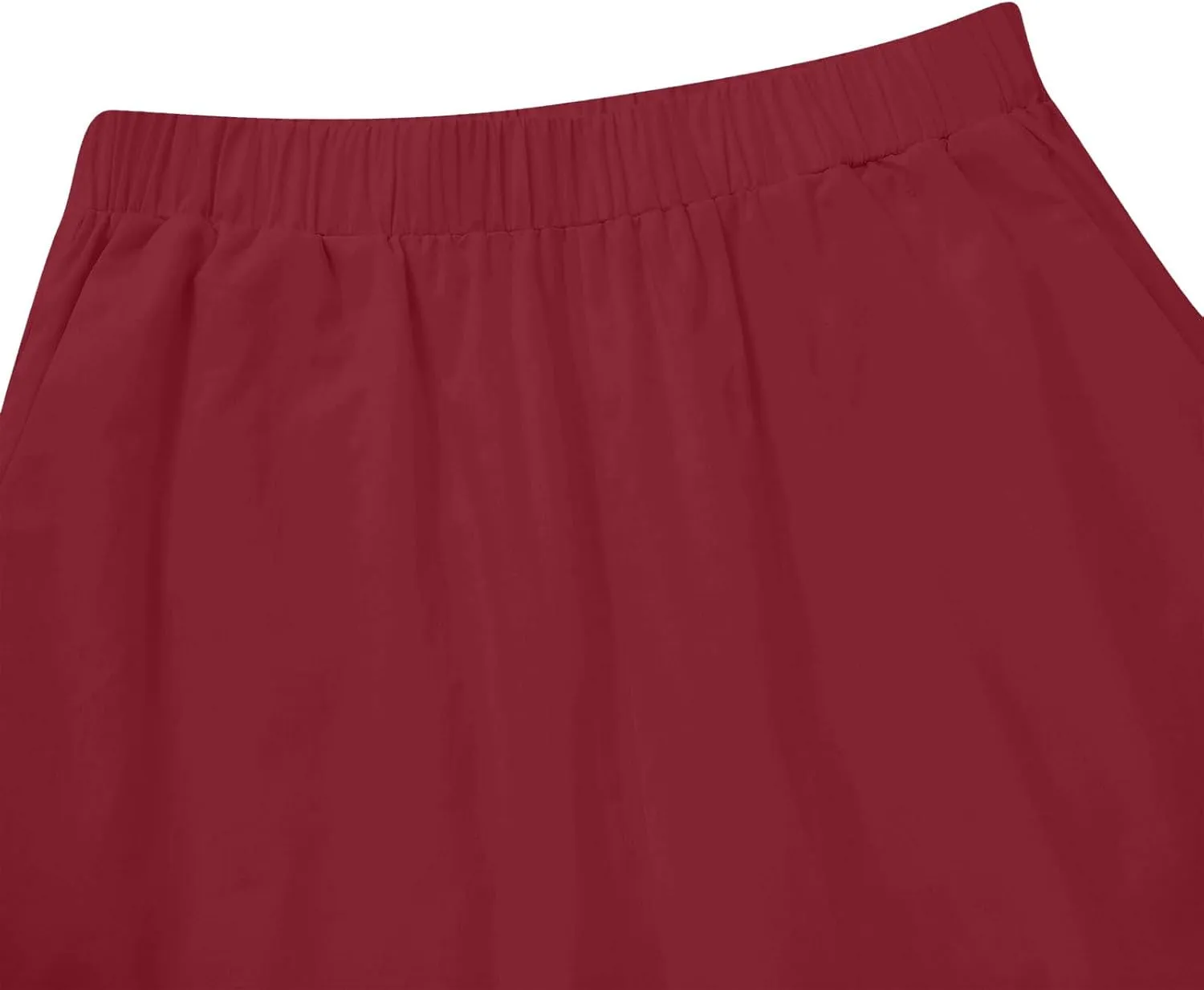 Women's Linen Bermuda Shorts Loose Fit Elastic Waist Drawstring Wide Leg Shorts Summer Casual Beach Outfits with Pocket